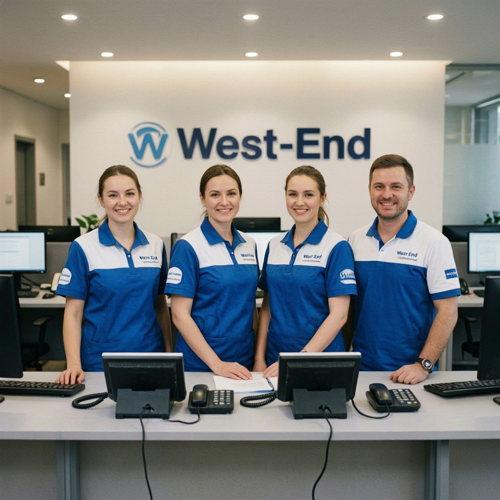 West-End Septic customer service team ready to take your call