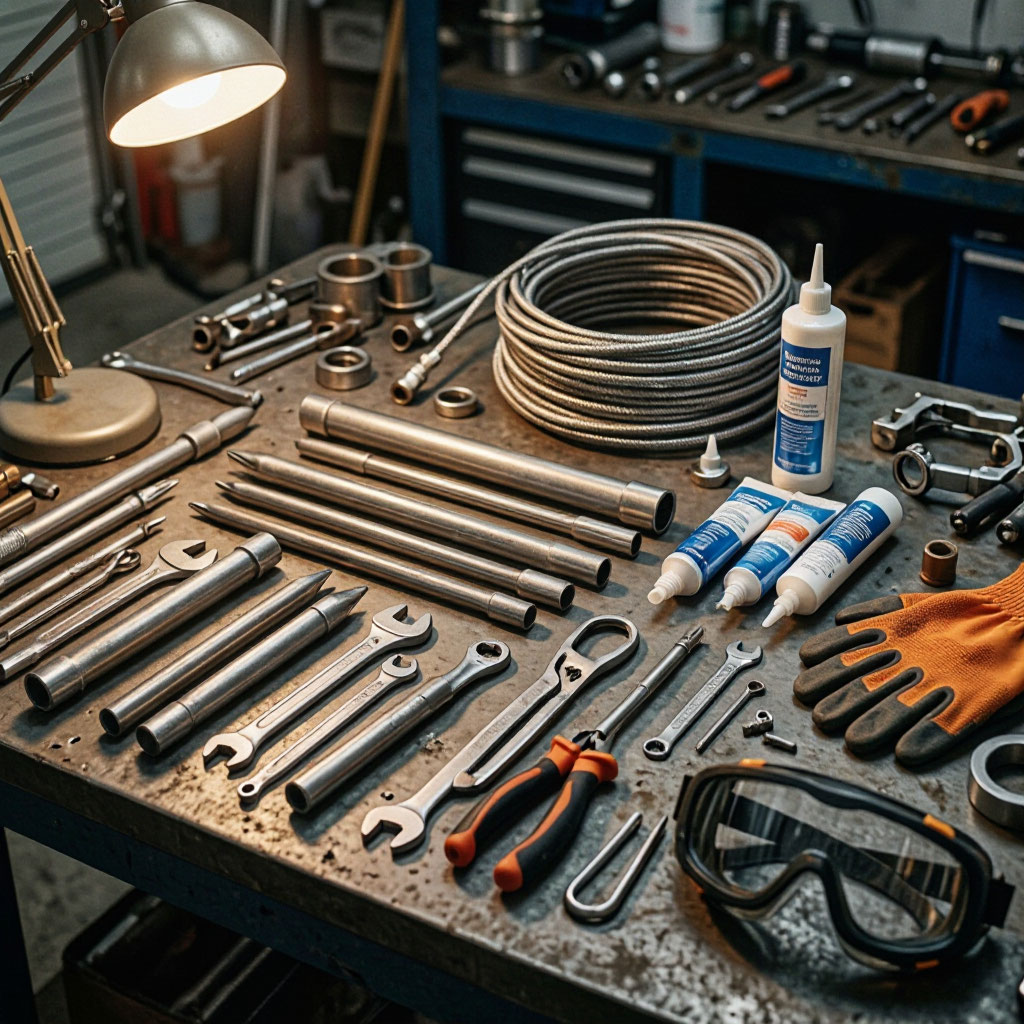 Septic system repair tools and equipment
